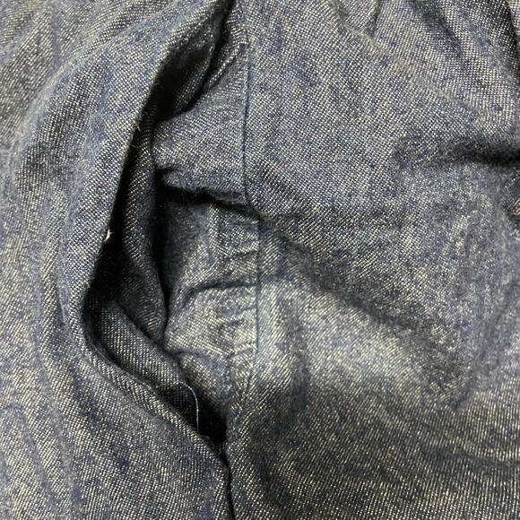 Patricia Wolf Skirt Denim Blue Jean Swing S Vintage Made in USA  Women's Tiered - Picture 7 of 12